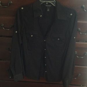 Silk top - sleeves can be rolled & buttoned